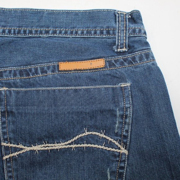 B. Tuff Distressed 5-Pocket Men's 32 x 34 Dark Was - Picture 8 of 14